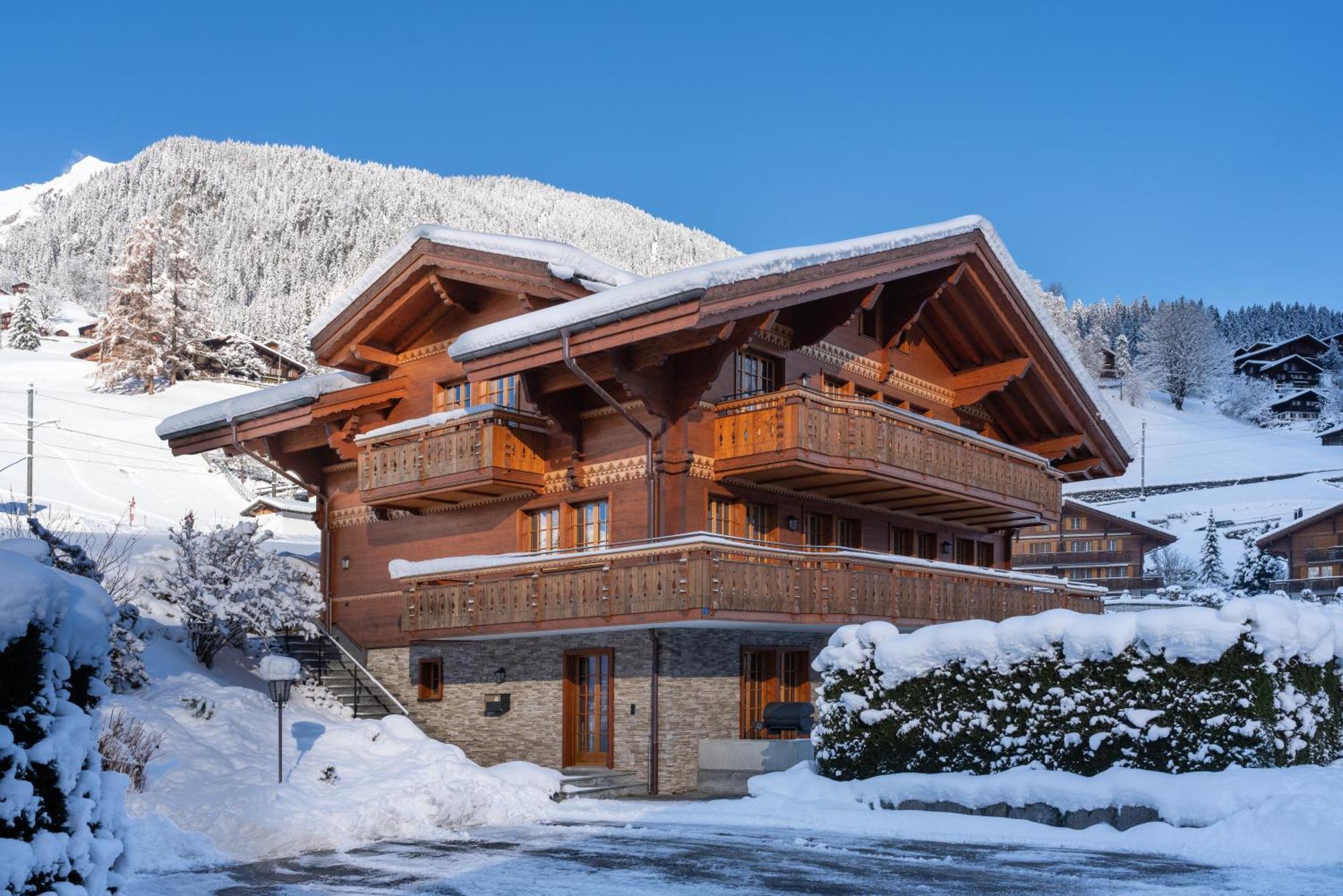Chalet Alia And Apartments-Grindelwald By Swiss Hotel Apartments エクステリア 写真